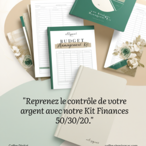 Budget Planner 50/30/20 — Reprends le contrôle de ton argent en 30 jours (PDF à imprimer)