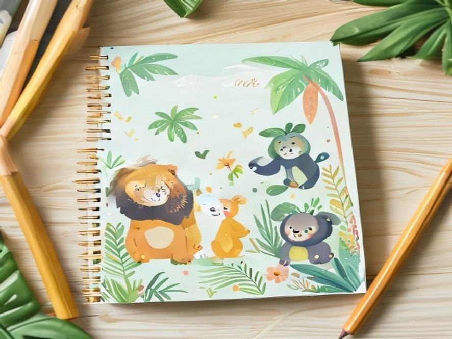 cahier animaux couverture