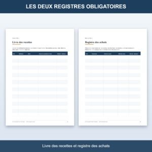 Kit Comptabilité Micro-Entreprise — Registres, Notes de Frais, Trésorerie & Provisions (PDF A4, 22 pages)