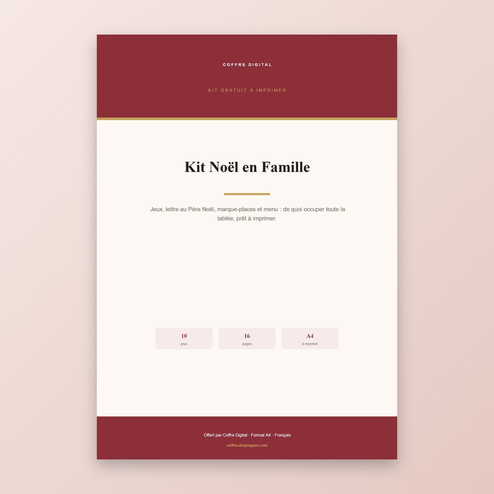 kit noel en famille couverture
