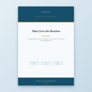 Livre des Recettes Auto-Entrepreneur à Imprimer — Registre Obligatoire 12 Mois (PDF A4 Gratuit)