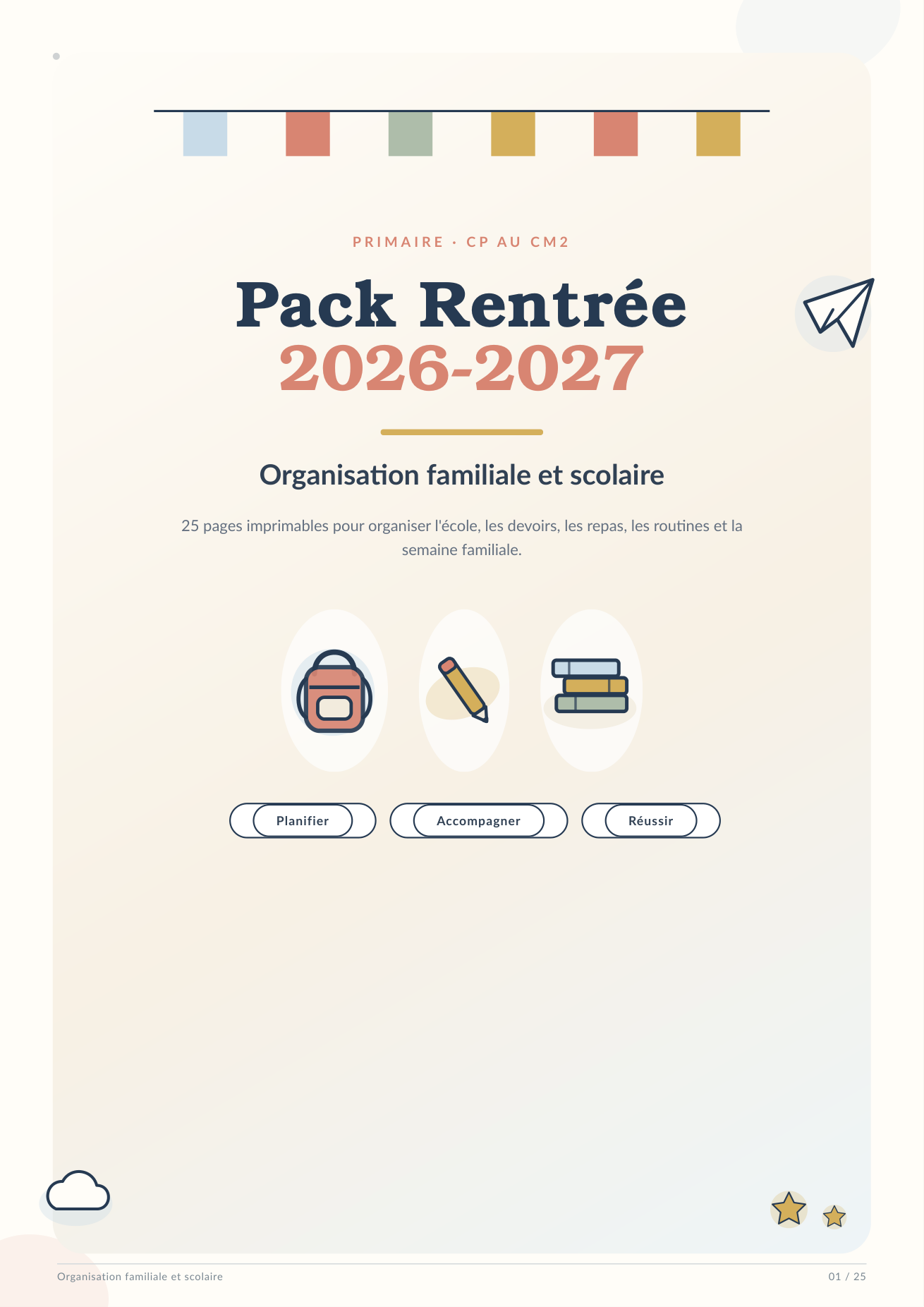 pack rentrée