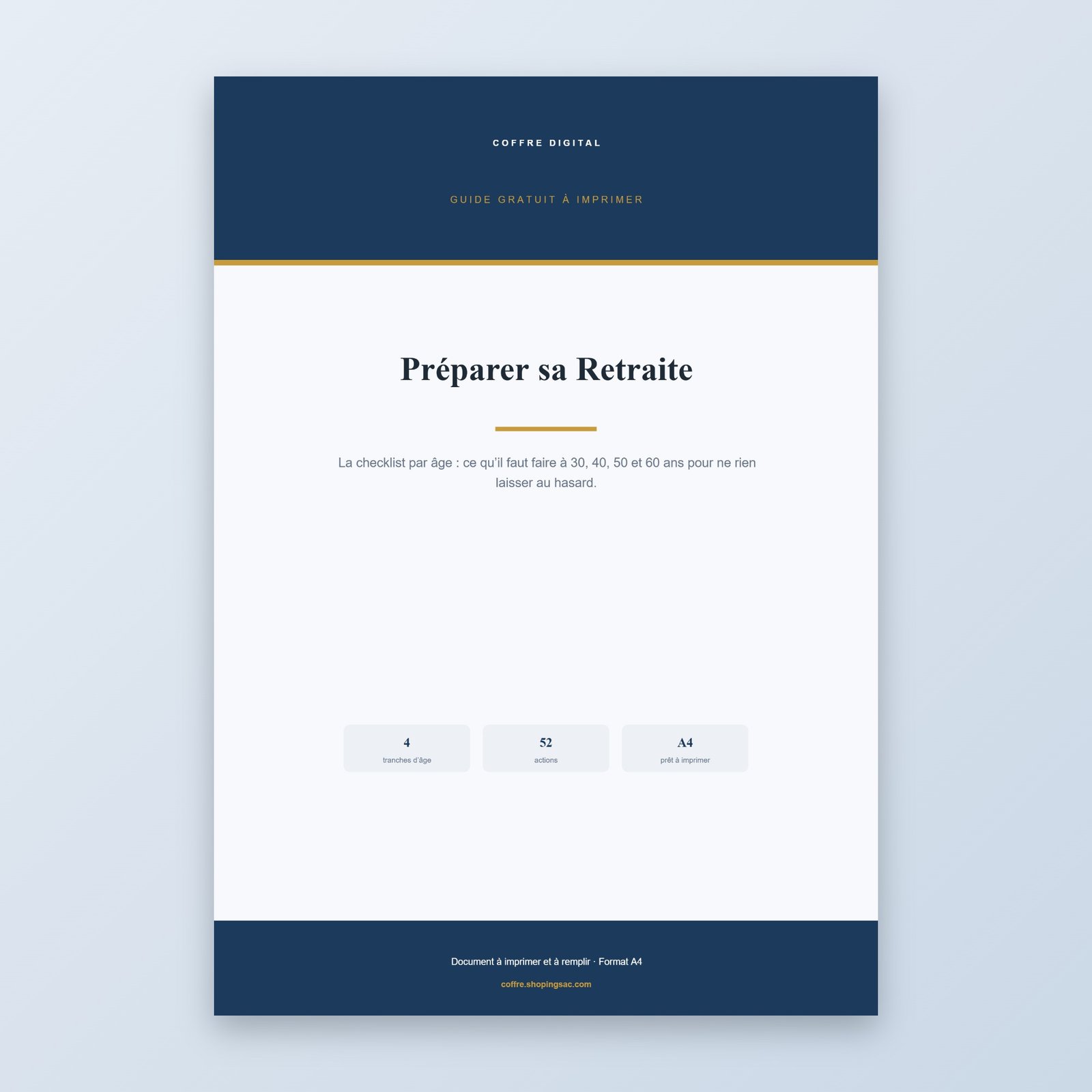 preparer sa retraite couverture