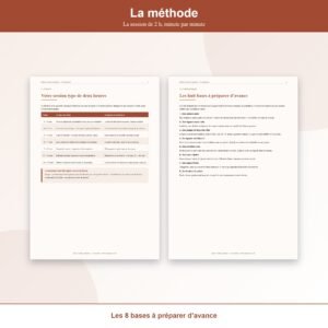 Batch Cooking Organisé — 12 Semaines de Menus, Listes de Courses & Fiches Méthode à Imprimer (PDF A4)