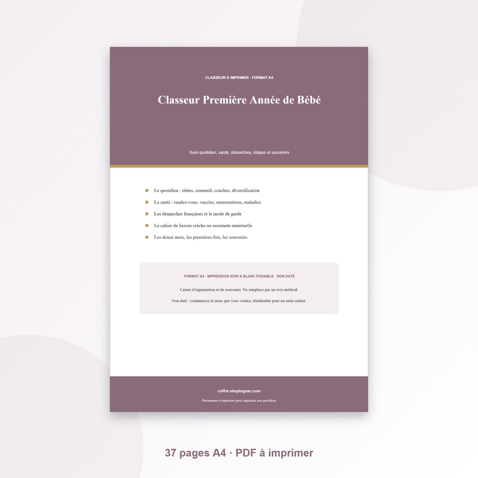 classeur bebe 01 couverture